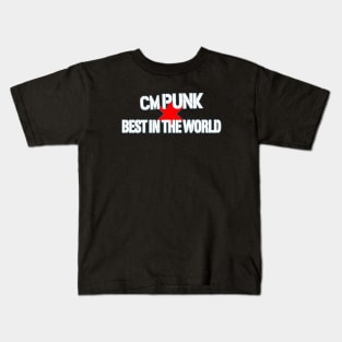 CM Punk Best In The World Kids T-Shirt